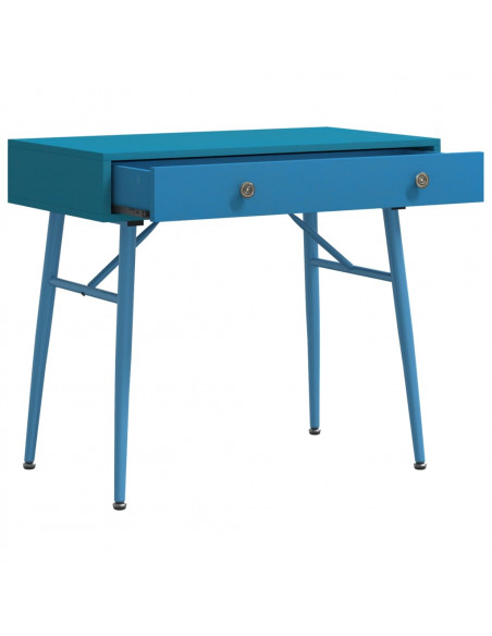 Scrivania con Cassetto Verde Antico 90x50x76,5cm in Multistrato