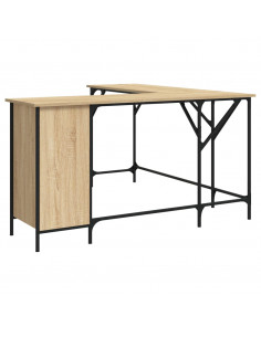 Scrivania Rovere Sonoma 141x141x75 cm in Legno Multistrato 2