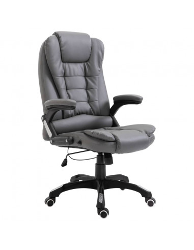 Sedia da Ufficio Antracite in Similpelle