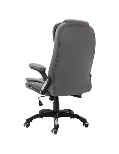 Sedia da Ufficio Antracite in Similpelle