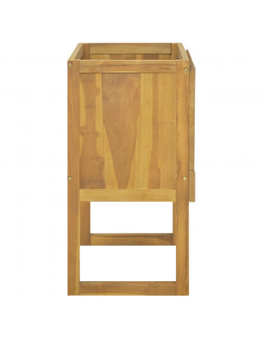 Mobile da Bagno 90x45x75 cm in Legno Massello di Teak