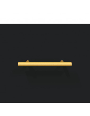 Comodino a Muro Nero 35x35x20 cm