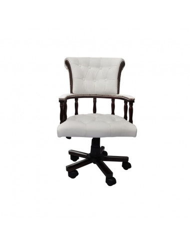 Sedia da Ufficio Girevole Bianca