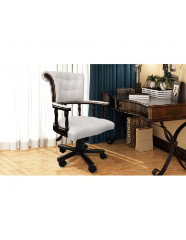 Sedia da Ufficio Girevole Bianca