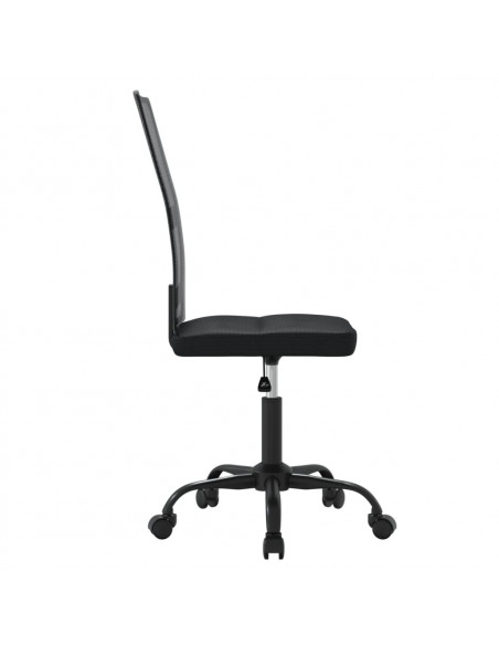 Sedia da Ufficio Nera in Tessuto a Rete