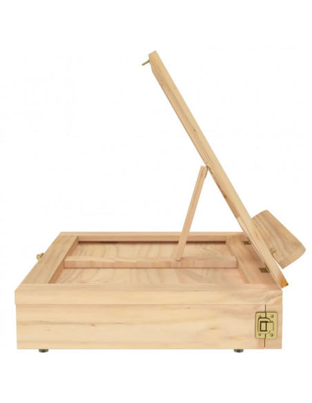 Cavalletto Tavolo Cassetto 33,5x25,5x7 cm Legno Massello Pino