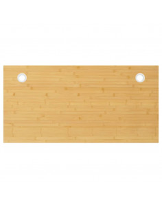 Piano Scrivania 110x55x2,5 cm in Bambù 2