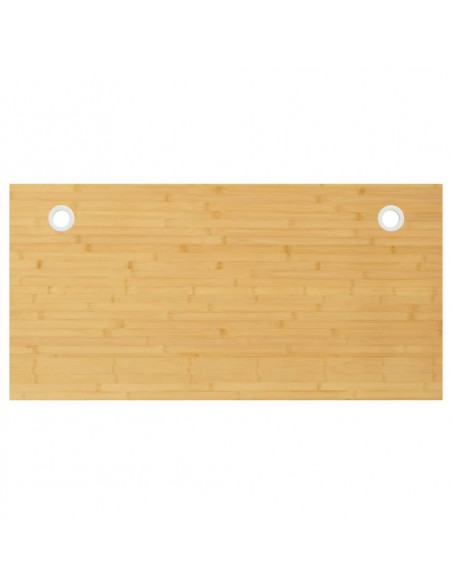 Piano Scrivania 110x55x2,5 cm in Bambù