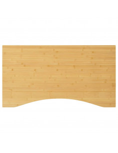 Piano Scrivania 100x60x4 cm in Bambù 2