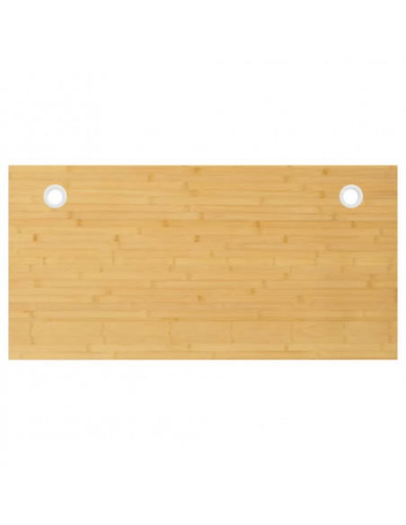 Piano Scrivania 100x50x2,5 cm in Bambù