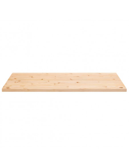 Piano Scrivania 110x55x2,5 cm in Legno Massello di Pino