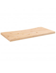 Piano Scrivania 80x40x2,5 cm in Legno Massello di Pino 2