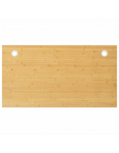 Piano Scrivania 100x60x4 cm in Bambù 2