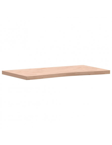 Piano per Scrivania 110x(55-60)x4 cm Legno Massello di Faggio