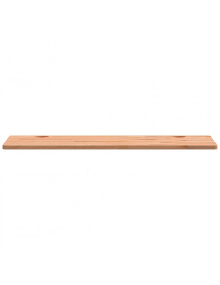 Piano per Scrivania 100x50x1,5 cm in Legno Massello di Faggio