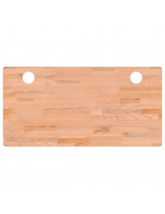 Piano Scrivania 110x55x2,5 cm in Legno Massello di Faggio 2