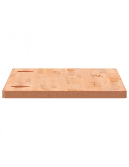 Piano Scrivania 110x55x2,5 cm in Legno Massello di Faggio