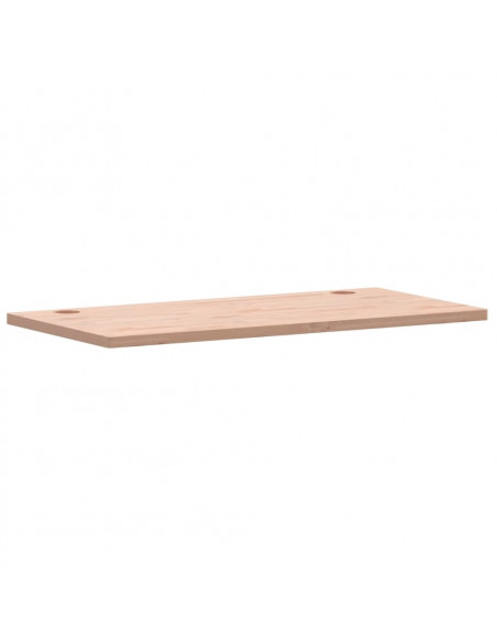 Piano Scrivania 100x50x2,5 cm in Legno Massello di Faggio