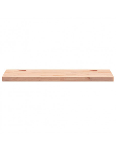 Piano Scrivania 100x60x4 cm in Legno Massello di Faggio