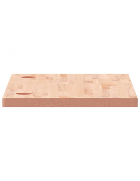 Piano Scrivania 100x60x4 cm in Legno Massello di Faggio