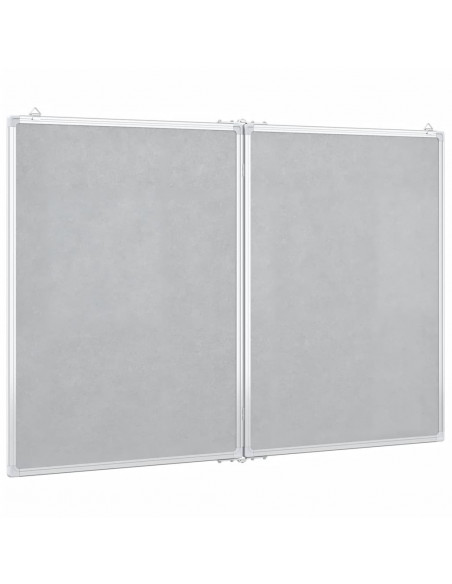 Lavagna Magnetica Pieghevole 120x80x1,7 cm in Alluminio