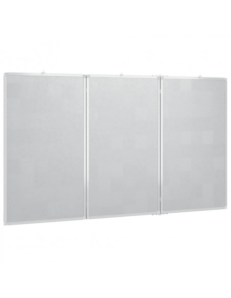 Lavagna Magnetica Pieghevole 180x100x1,7 cm in Alluminio