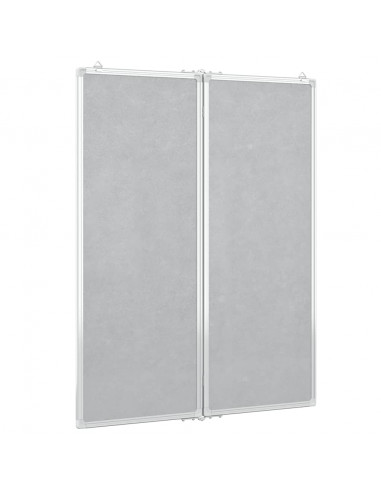 Lavagna Magnetica Pieghevole 80x100x1,7 cm in Alluminio