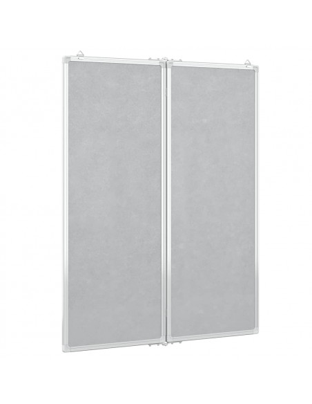 Lavagna Magnetica Pieghevole 80x100x1,7 cm in Alluminio