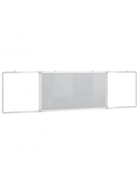 Lavagna Magnetica Pieghevole 200x50x1,7 cm in Alluminio