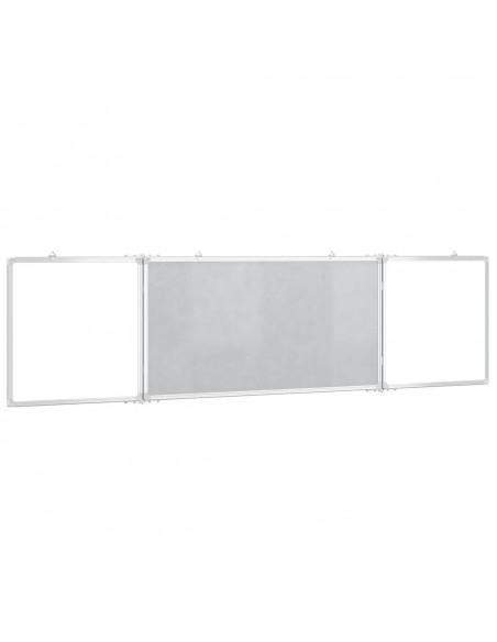 Lavagna Magnetica Pieghevole 160x40x1,7 cm in Alluminio