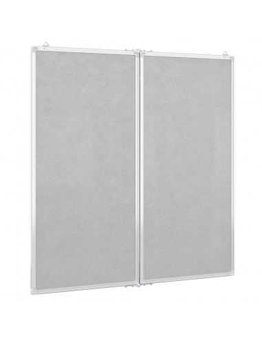 Lavagna Magnetica Pieghevole 80x80x1,7 cm in Alluminio