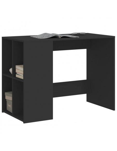 Scrivania Nera 102x50x75 cm in Legno Multistrato