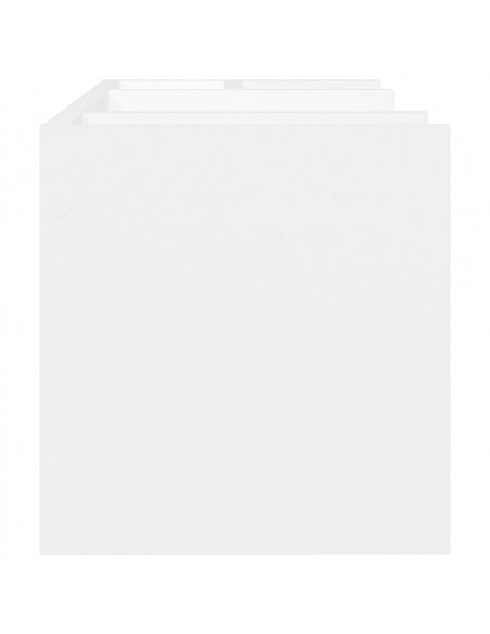Organizer da Scrivania Bianco 44,5x24x25 cm Legno Multistrato