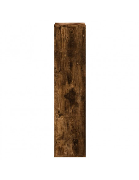 Libreria Rovere Fumo 50x25x105 cm in Legno Multistrato