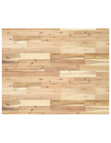 Piano Scrivania Non Trattato 100x80x4cm Legno Massello Acacia