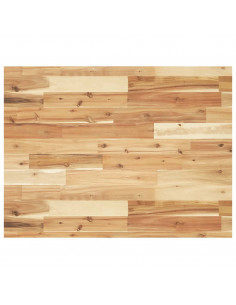 Piano Scrivania a Olio 80x60x4 cm Legno Massello di Acacia 2