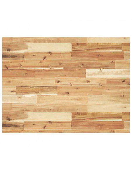 Piano Scrivania a Olio 80x60x4 cm Legno Massello di Acacia