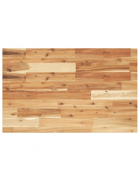 Piano Scrivania a Olio 80x50x2cm Legno Massello di Acacia