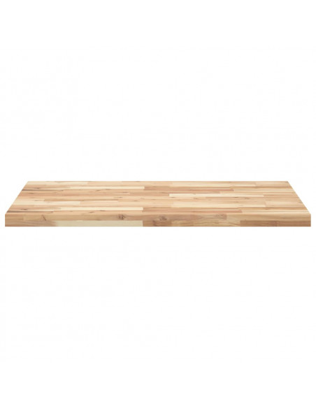 Piano Scrivania Non Trattato 80x70x4cm Legno Massello di Acacia