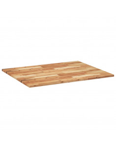 Piano Scrivania a Olio 100x80x2 cm Legno Massello Acacia 2