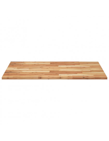 Piano Scrivania a Olio 100x80x2 cm Legno Massello Acacia