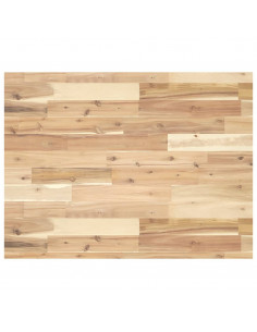 Piano Scrivania Non Trattato 100x60x4cm Legno Massello Acacia 2