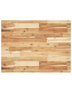 Piano Scrivania a Olio 100x60x4 cm Legno Massello Acacia 2