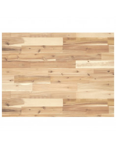 Piano Scrivania Non Trattato 80x60x4cm Legno Massello di Acacia 2