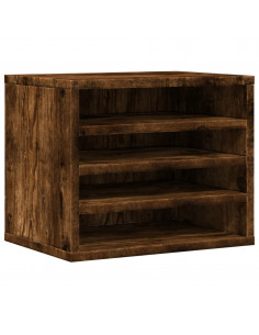 Organizer Scrivania Rovere Fumo 36x26x29,5cm Legno Multistrato 2