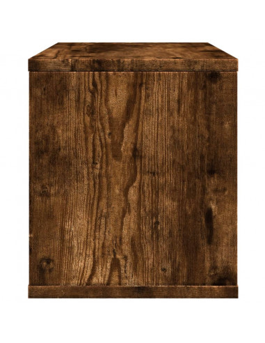 Organizer Scrivania Rovere Fumo 36x26x29,5cm Legno Multistrato