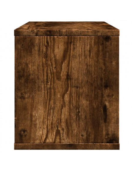 Organizer Scrivania Rovere Fumo 36x26x29,5cm Legno Multistrato