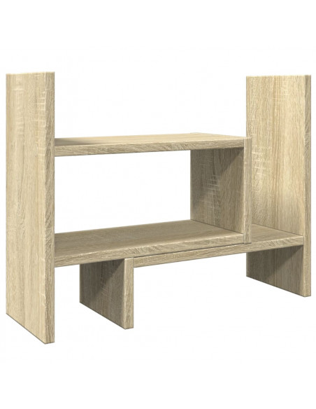 Organizer Scrivania Rovere Sonoma 38,5x17x39 Legno Multistrato