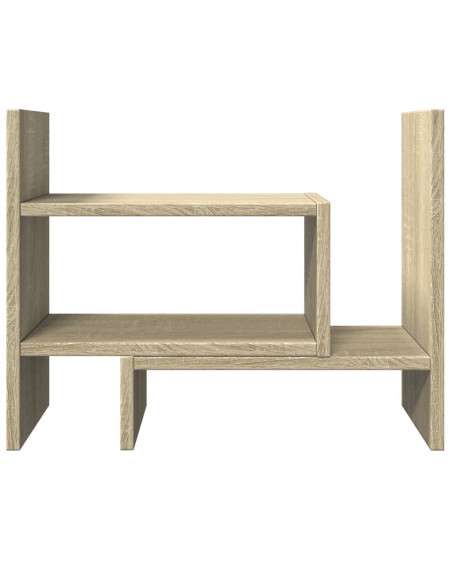 Organizer Scrivania Rovere Sonoma 38,5x17x39 Legno Multistrato