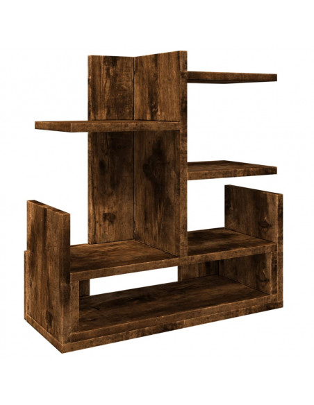 Organizer Scrivania Rovere Fumo 49x20x52,5 cm Legno Multistrato